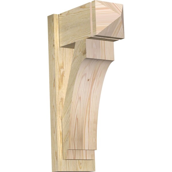 Ekena Millwork Imperial Arts & Crafts Rough Sawn Outlooker, Douglas Fir, 8"W x 16"D x 28"H OUT08X16X28IMP03RDF - main
